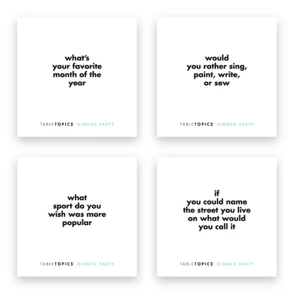 TableTopics Dinner Party Conversation Starter Questions - Picture 4 of 7